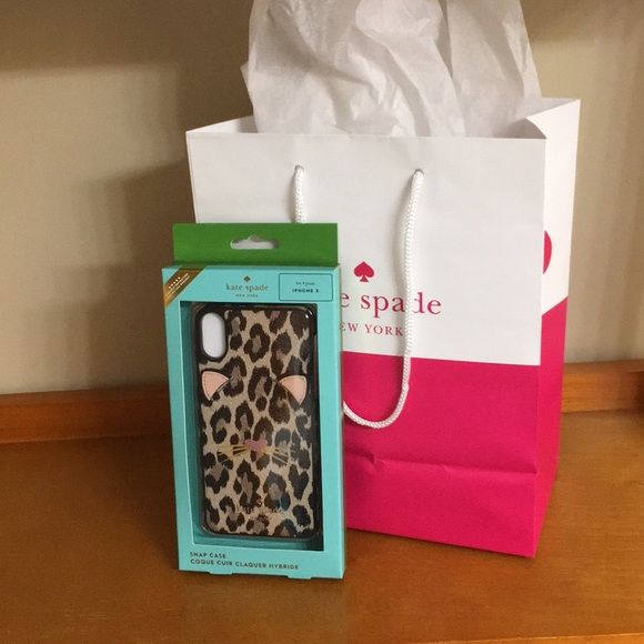 kate spade Other - kate spade ♠️ leopard iPhone X  📱 case